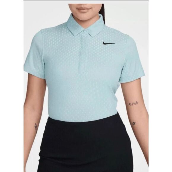 New Nike Golf Dri-Fit ADV Tour Jacquard Polo Shirt FQ3056-442 Women’s XL - Picture 1 of 5